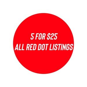 🔴5/$25 listings
